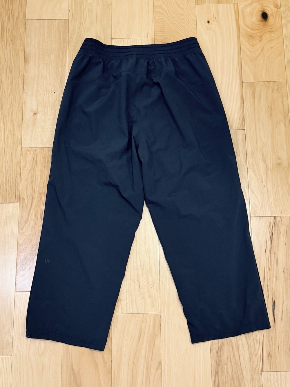 lululemon athletica Black Cropped Wide-Leg Pants